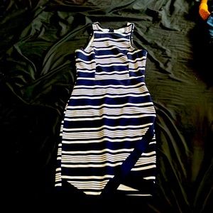 Black and white tight Dress